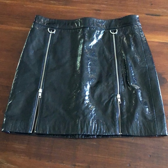 Women’s Michelle Mason leather skirt Sz 8 - Picture 2 of 7